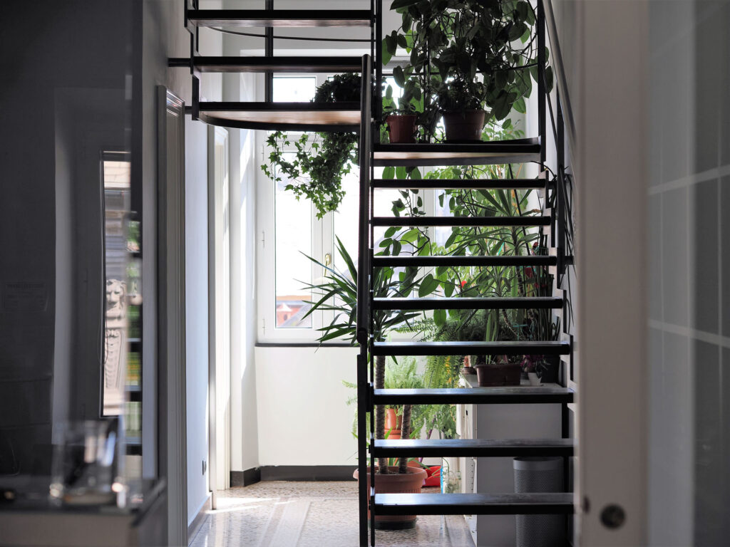 foto finescra con scala da sotto